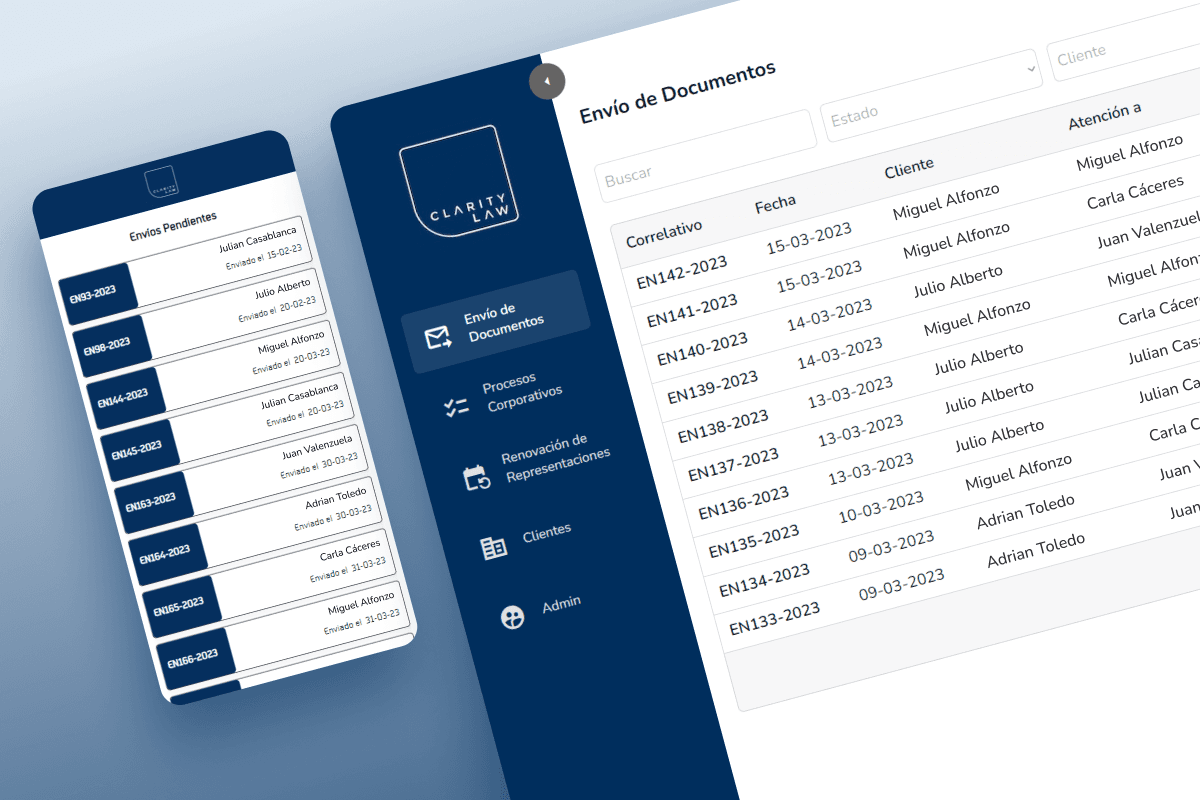 Innovación de la operación interna de firma legal con ClarityHub